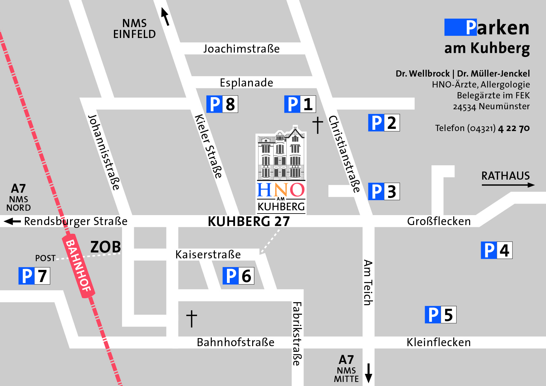 Hno Am Kuhberg Dr. Wellbrock Dr. Müller-jenckel - Neumünster Parken - HNO am Kuhberg - Neumünster
